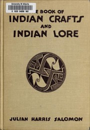 The book of Indian crafts & Indian lore by Julian Harris Salomon