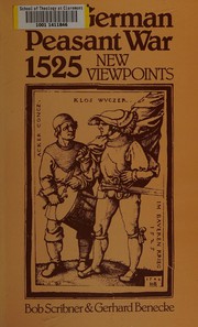 Cover of: The German Peasant War of 1525: new viewpoints