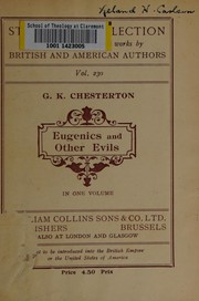 Cover of: Eugenics and other evils