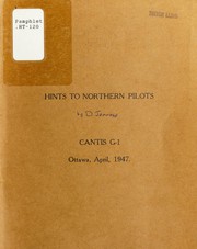 Cover of: Hints to Northern Pilots