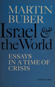 Cover of: Israel and the world: essays in a time of crisis.