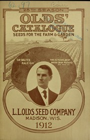 Cover of: 25th season Olds' catalogue by L.L. Olds Seed Co