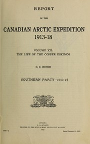 Cover of: The life of the Copper Eskimos