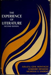 Cover of: The experience of literature