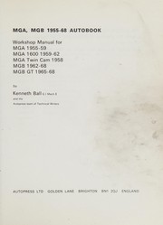 MGA, MGB 1955-68 autobook by Kenneth Ball