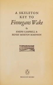 Cover of: A skeleton key to Finnegans wake