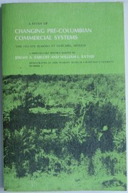 Cover of: A Study of Changing Pre-Columbian Commercial Systems