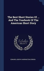 Cover of: Best Short Stories of ... and the Yearbook of the American Short Story