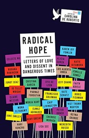 Cover of: Radical hope: letters of love and dissent in dangerous times