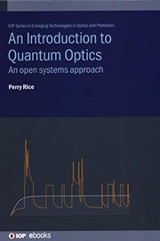 Cover of: Fundamentals of Quantum Optics by RICE