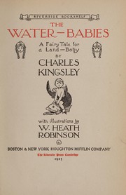 Cover of: The water-babies: a fairy tale for a land-baby