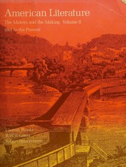 Cover of: American literature: the makers and the making: Volume II