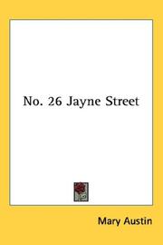 Cover of: No. 26 Jayne Street by Mary Austin