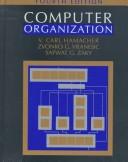 Cover of: Computer organization