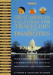 Cover of: Fodor's great American vacations for travelers with disabilities. by 