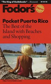 Cover of: Pocket Puerto Rico: The Best of the Island with Beaches and Shopping (4th ed)