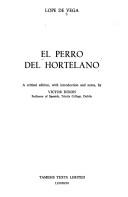 El perro del hortelano by Lope de Vega