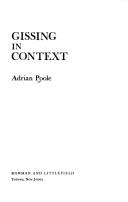 Gissing in context by Adrian Poole