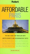 Cover of: Affordable Paris by Fodor's