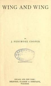 Cover of: The Wing-and-wing by James Fenimore Cooper