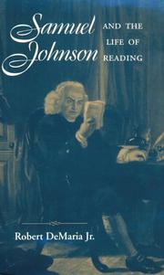 Cover of: Samuel Johnson and the life of reading