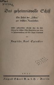 Cover of: Das geheimnisvolle Schiff: Die Fahrt der "Libau" zur irischen Revolution