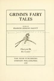 Cover of: Grimm's fairy tales