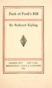 Cover of: Puck of Pook's Hill by Rudyard Kipling