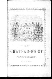 Cover of: Le Château-Bigot