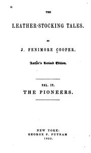 Cover of: The Pioneers, Or, The Sources of the Susquehanna