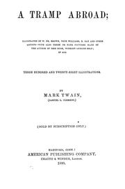 Cover of: A tramp abroad by Mark Twain