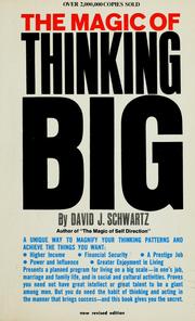 Cover of: The magic of thinking big