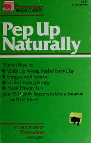 Cover of: Pep up naturally