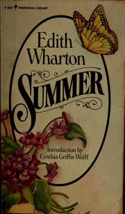 Cover of: Summer by Edith Wharton