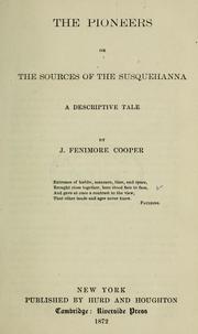 Cover of: The pioneers by James Fenimore Cooper