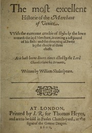 Cover of: The Merchant of Venice