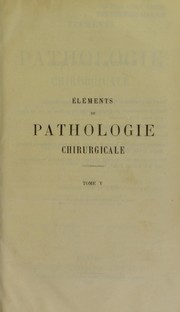 Cover of: El©♭ments de pathologie chirurgicale