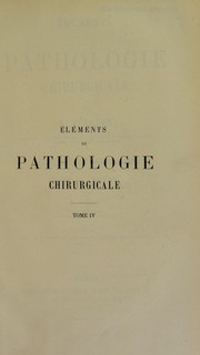 Cover of: El©♭ments de pathologie chirurgicale