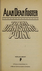 Cover of: To the vanishing point