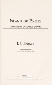 Cover of: Island of exiles: a mystery of early Japan