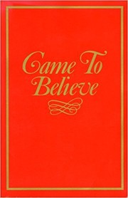 Came to Believe by AA Services