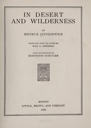 Cover of: In desert and wilderness