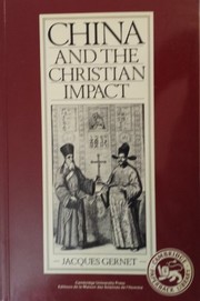 Cover of: China and the Christian impact