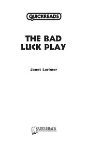 Cover of: The Bad luck play