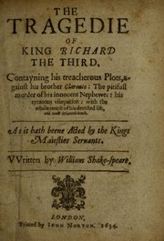 King Richard III by William Shakespeare