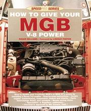 Cover of: How to Give Your Mgb V8 Power (Speedpro) by Roger Williams - undifferentiated