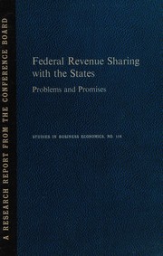 Federal revenue sharing with the States by Michael E. Levy