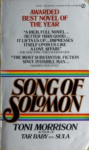 Song of Solomon by Toni Morrison