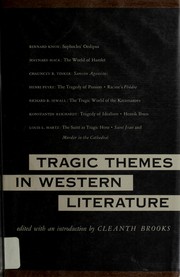 Cover of: Tragic themes in Western literature