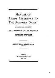 Cover of: Manual of Ready Reference to the Authors' Digest